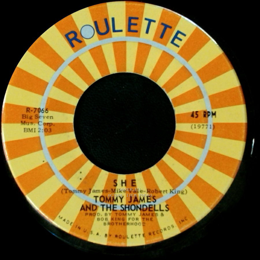 Tommy James And The Shondells - Loved One / She side B