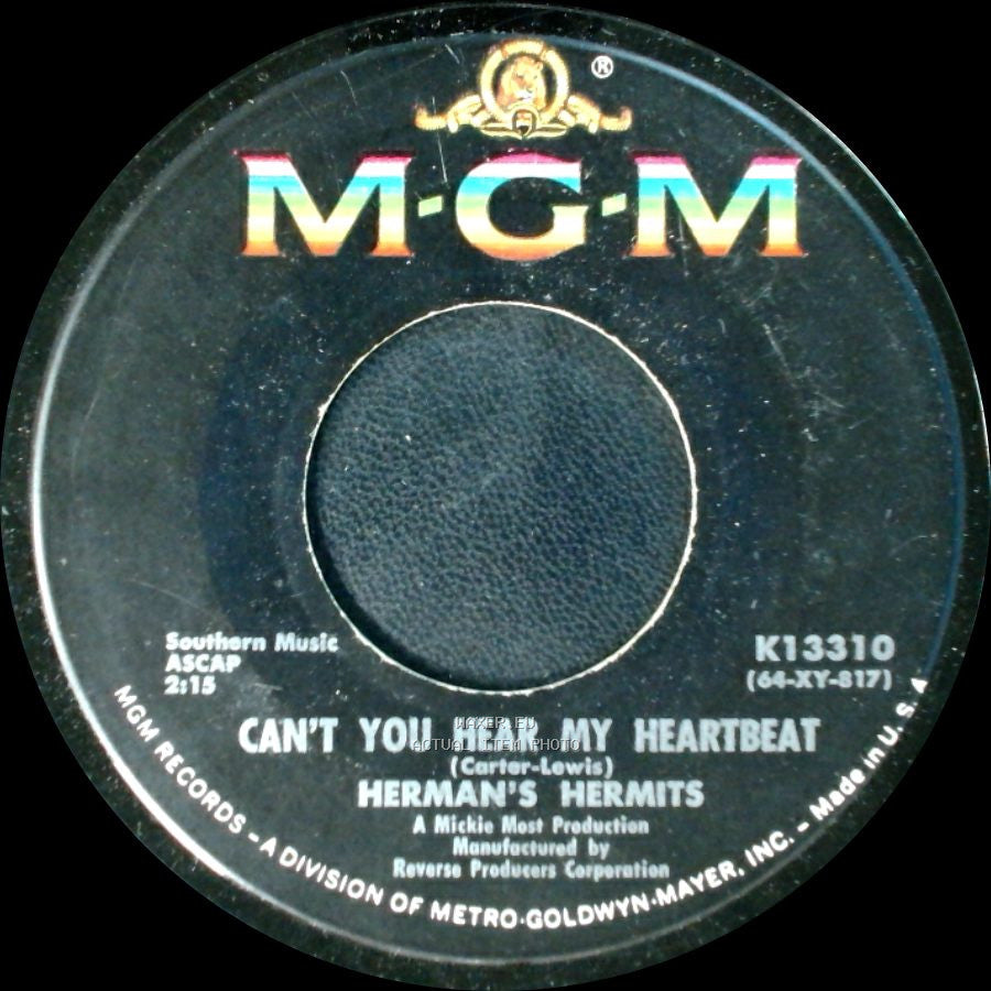 Herman's Hermits - Can't You Hear My Heartbeat / I Know Why side A