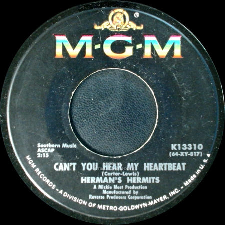 Herman's Hermits - Can't You Hear My Heartbeat / I Know Why side A