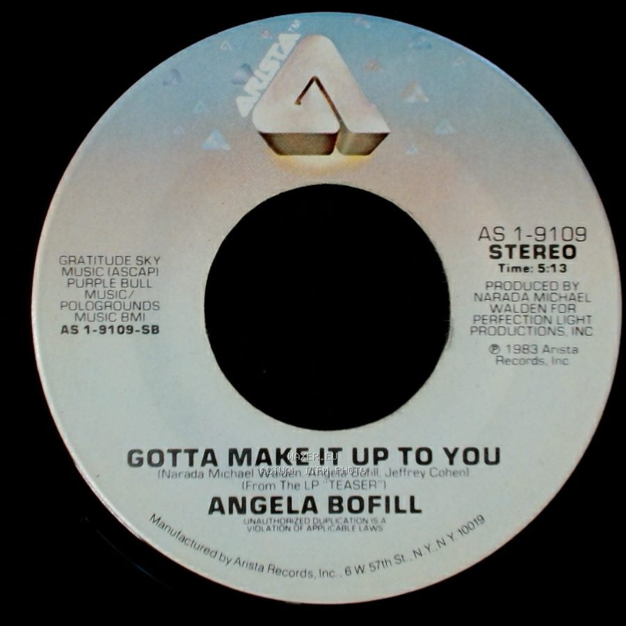 Angela Bofill - Gotta Make It Up To You / I'm On Your Side side A