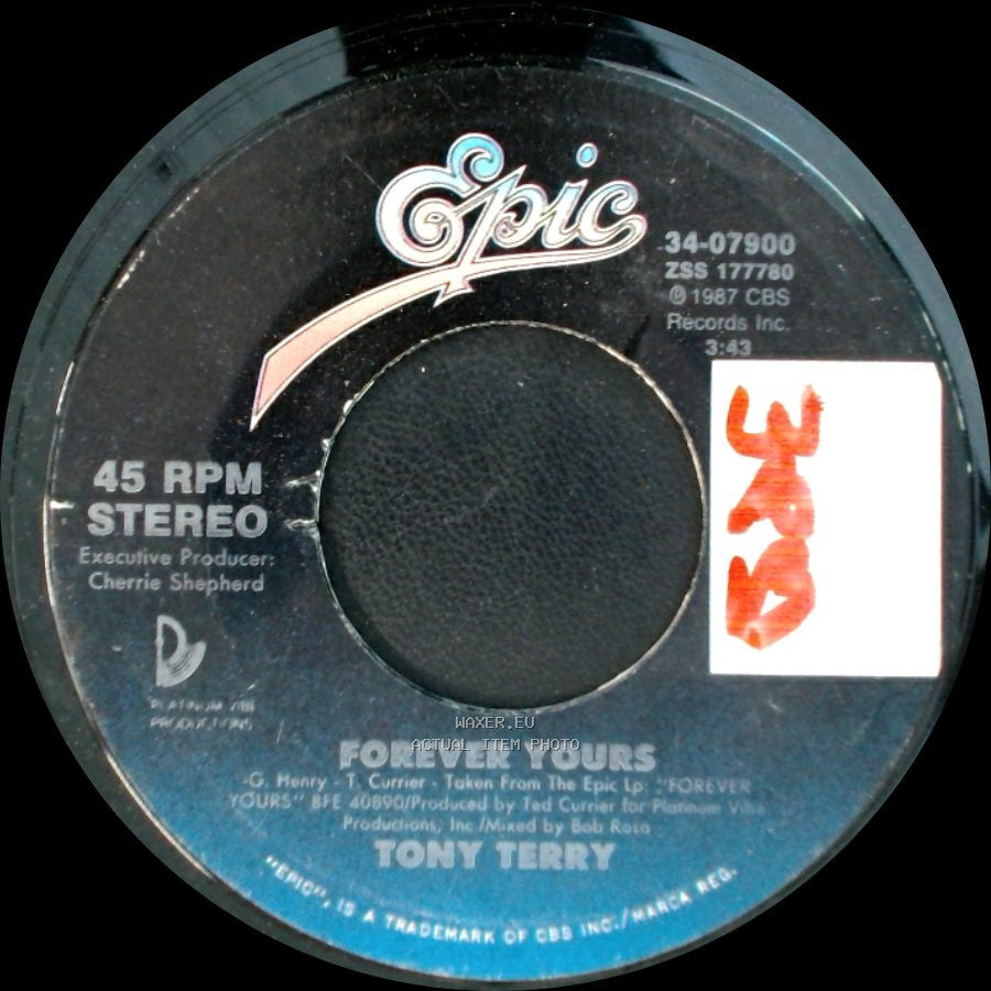 Tony Terry - Forever Yours / Here With Me side A