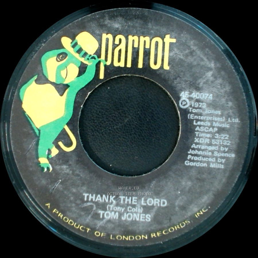 Tom Jones - Thank The Lord / Letter To Lucille side A