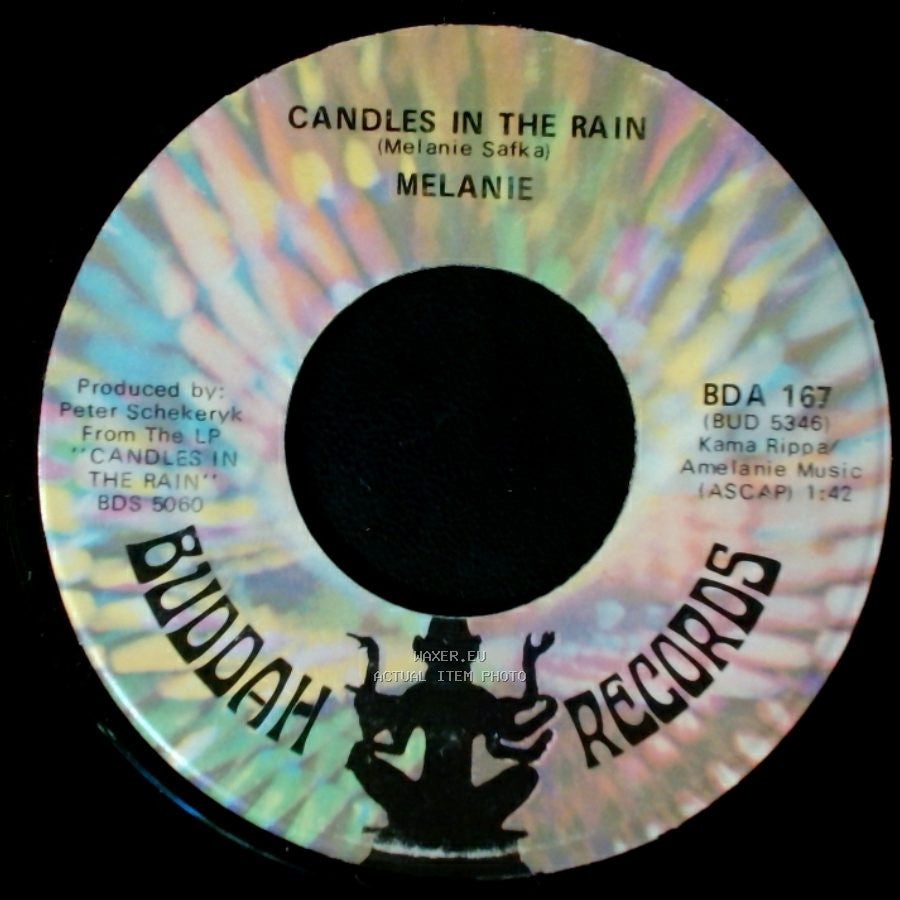 Melanie With The Edwin Hawkins Singers / Melanie - Lay Down (Candles In The Rain) / Candles In The Rain side B
