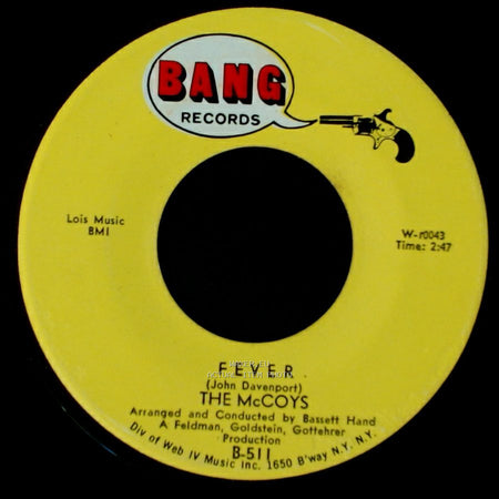 The Mccoys - Fever / Sorrow side A