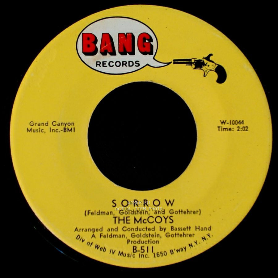 The Mccoys - Fever / Sorrow side B