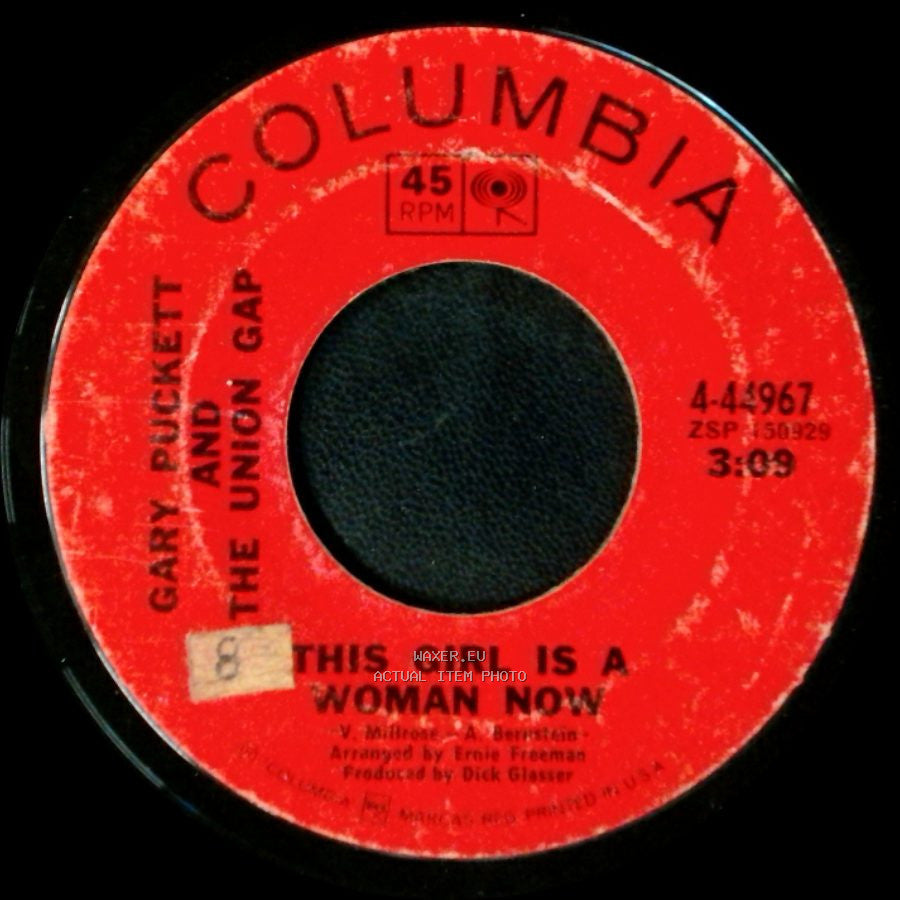 Gary Puckett And The Union Gap - This Girl Is A Woman Now / His Other Woman side A