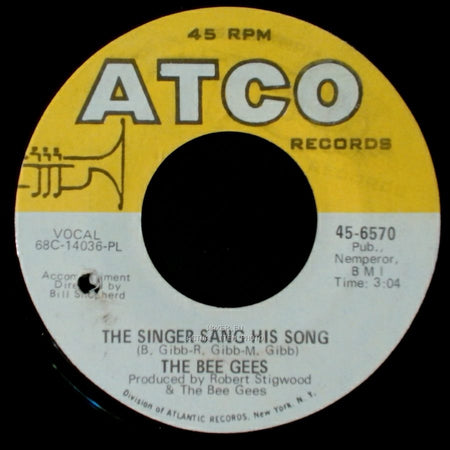 The Bee Gees - The Singer Sang His Song / Jumbo side A