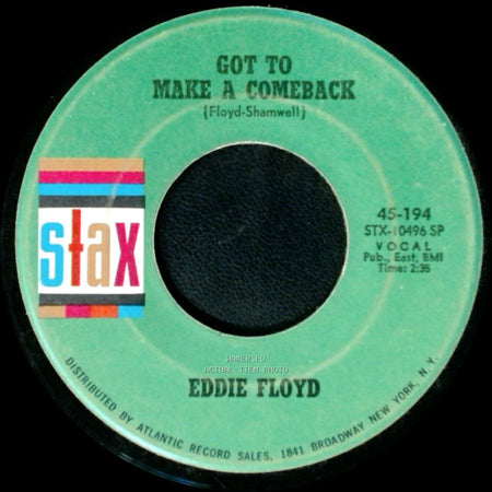 Eddie Floyd - Got To Make A Comeback / Knock On Wood side A