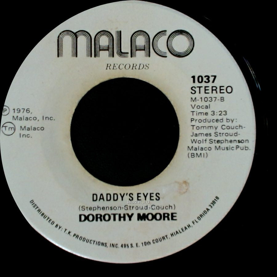 Dorothy Moore - Daddy's Eyes / For Old Time Sake side A