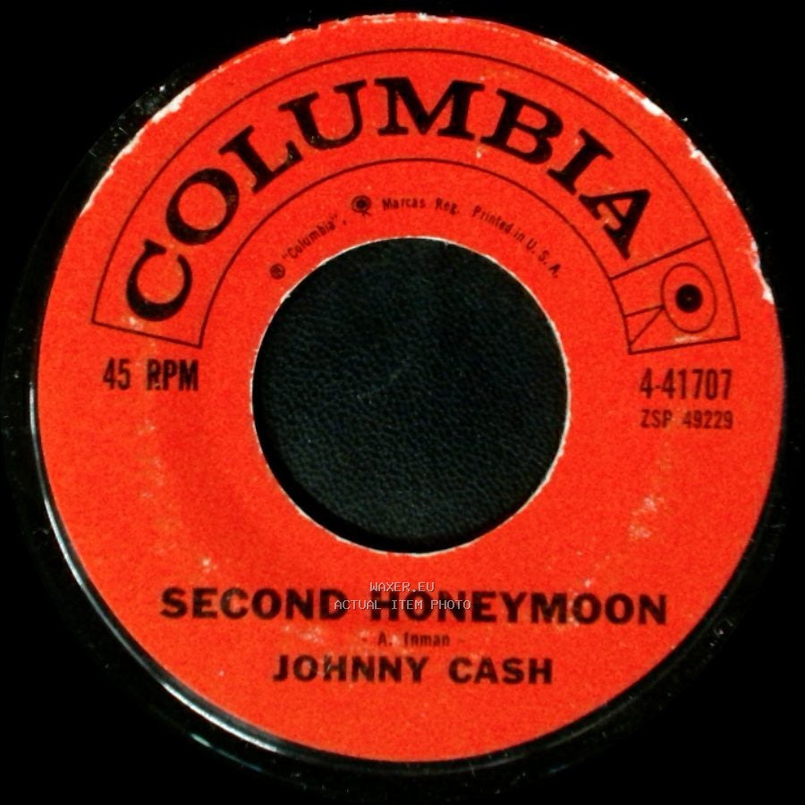 Johnny Cash - Second Honeymoon / Honky-Tonk Girl side A
