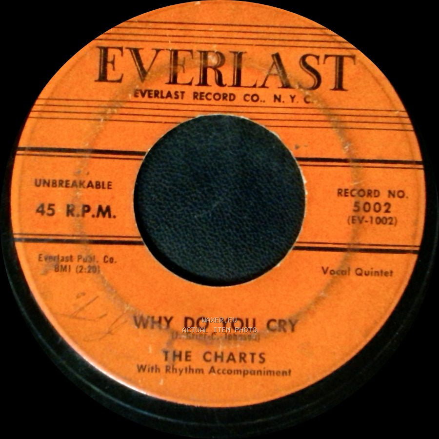 The Charts - Dance Girl / Why Do You Cry side B