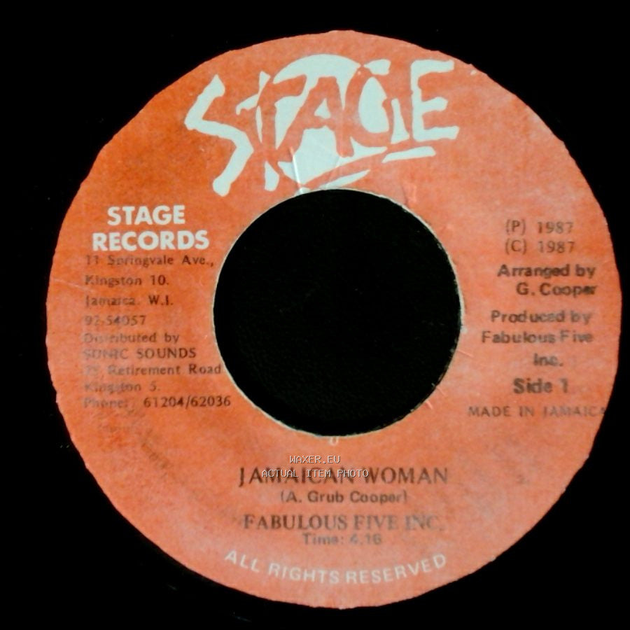 Fabulous Five Inc. - Jamaican Woman / Version side A