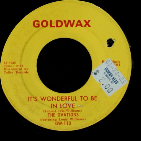 The Ovations - It's Wonderful To Be In Love / Dance Party side A