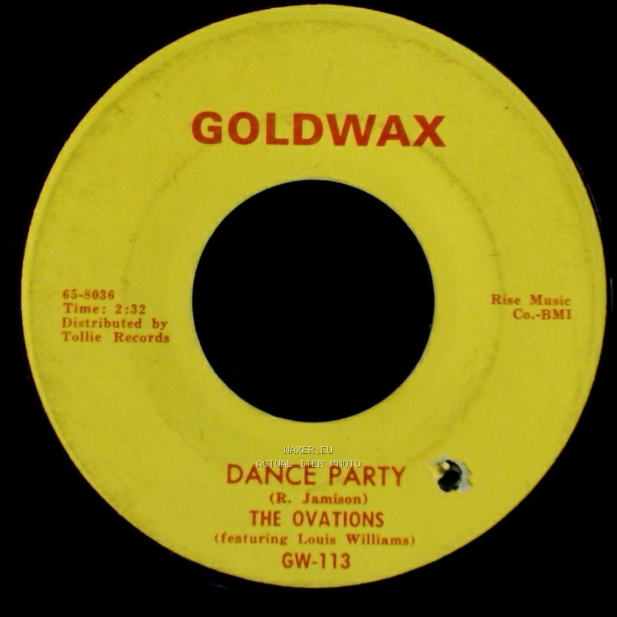 The Ovations - It's Wonderful To Be In Love / Dance Party side B