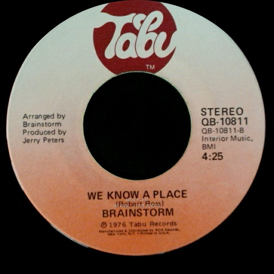 Brainstorm - Wake Up And Be Somebody / We Know A Place side B