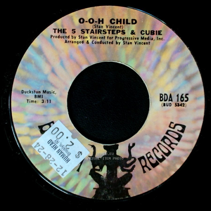 The 5 Stairsteps & Cubie - O-O-H Child / Dear Prudence side A