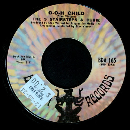 The 5 Stairsteps & Cubie - O-O-H Child / Dear Prudence side A