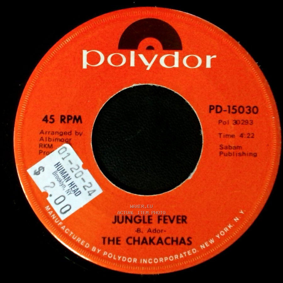 The Chakachas - Jungle Fever / Cha Ka Cha side A
