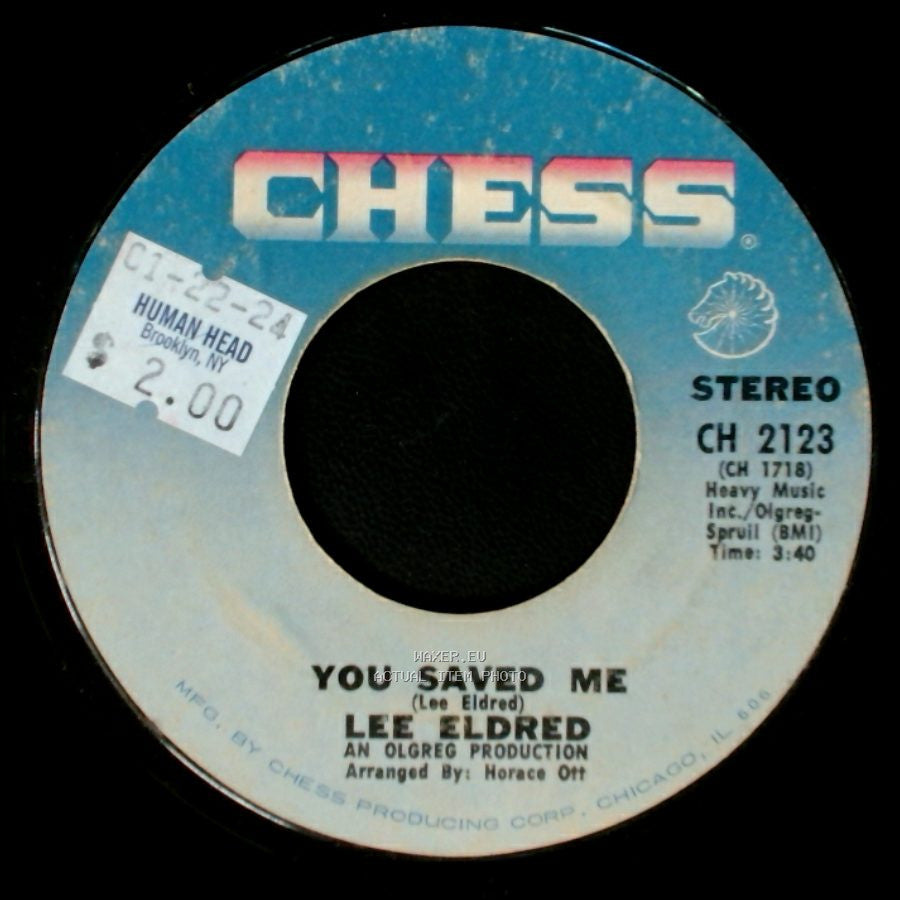 Lee Eldred - You Saved Me / Six White Horses side A