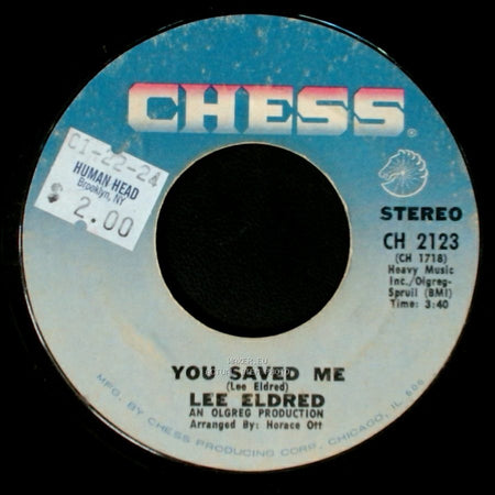 Lee Eldred - You Saved Me / Six White Horses side A