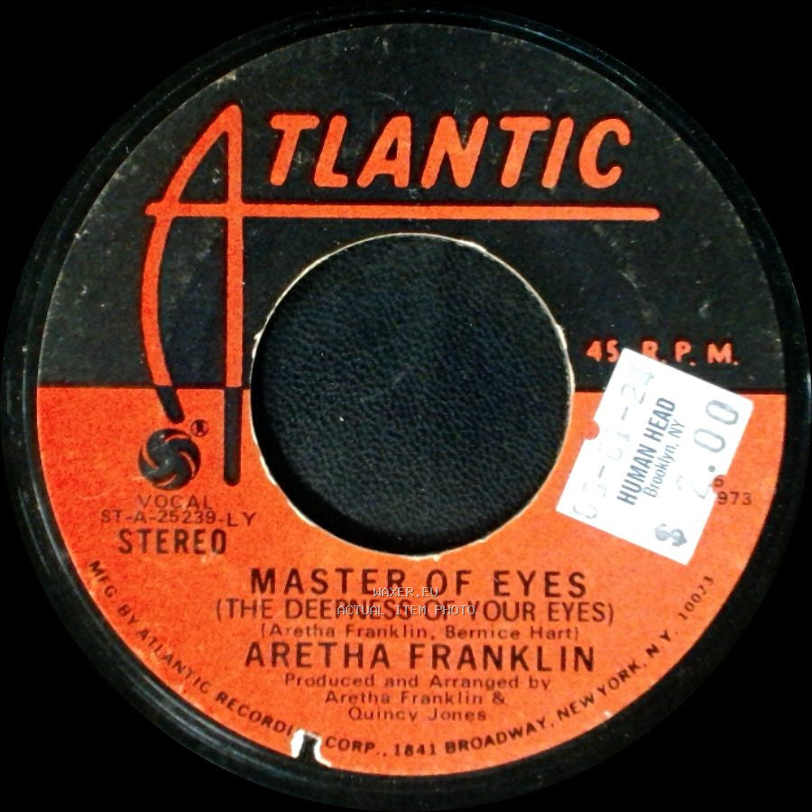 Aretha Franklin - Master Of Eyes (The Deepness Of Your Eyes) / Moody's Mood For Love side A