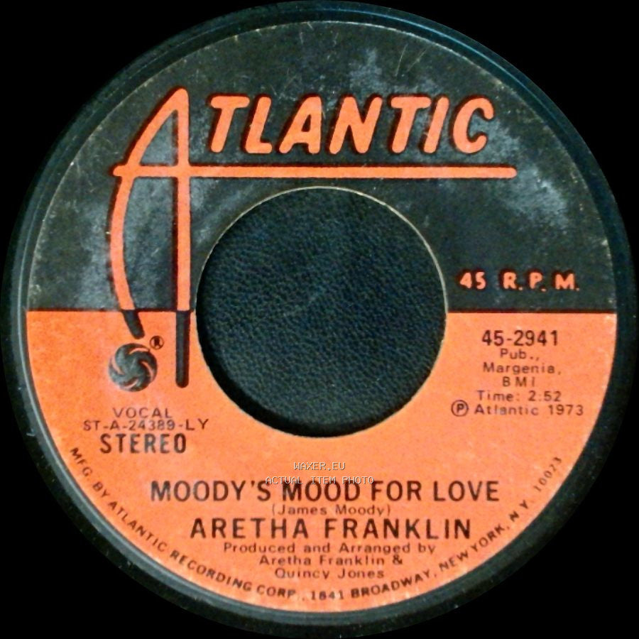 Aretha Franklin - Master Of Eyes (The Deepness Of Your Eyes) / Moody's Mood For Love side B
