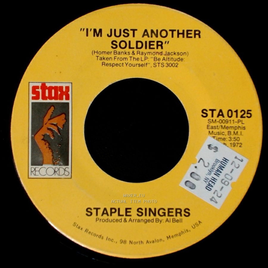 Staple Singers - I'm Just Another Soldier / I'll Take You There side A