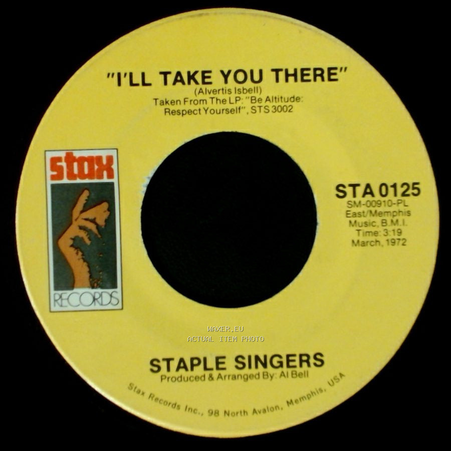 Staple Singers - I'm Just Another Soldier / I'll Take You There side B