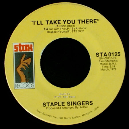 Staple Singers - I'm Just Another Soldier / I'll Take You There side B