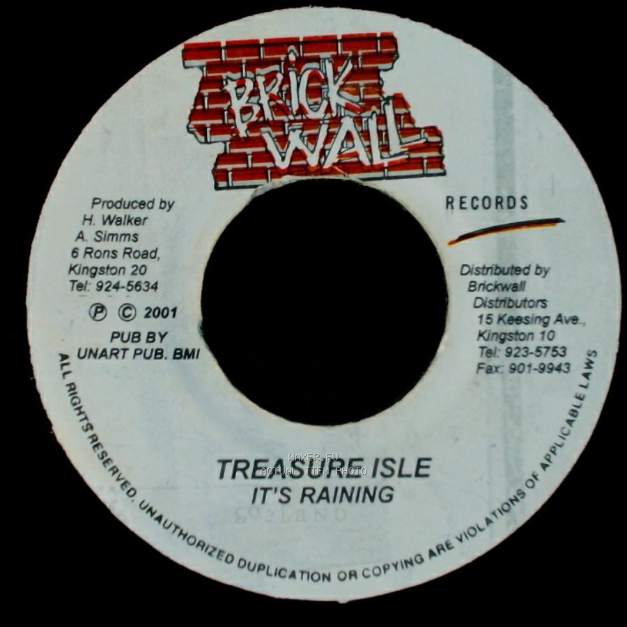 Sanchez / Treasure Isle - Chemistry / It's Raining side B
