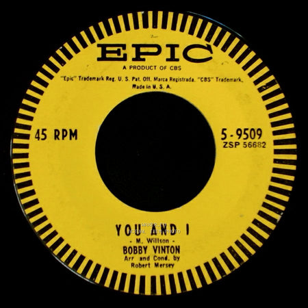 Bobby Vinton - You And I / Roses Are Red (My Love) side A
