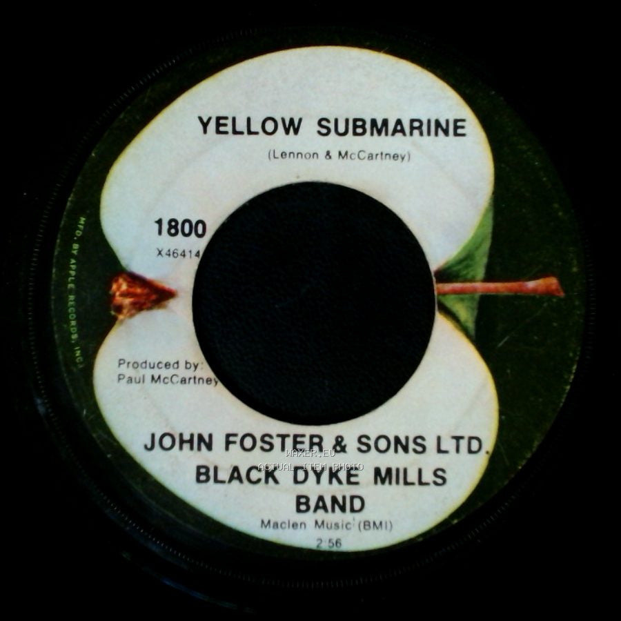 John Foster & Sons Ltd. Black Dyke Mills Band - Yellow Submarine / Thingumybob side A