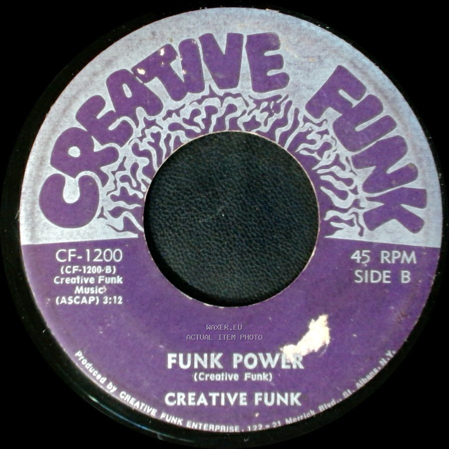 Creative Funk - Diane Jenkins (Vocalist) / Creative Funk - Ready Made Family / Funk Power side B