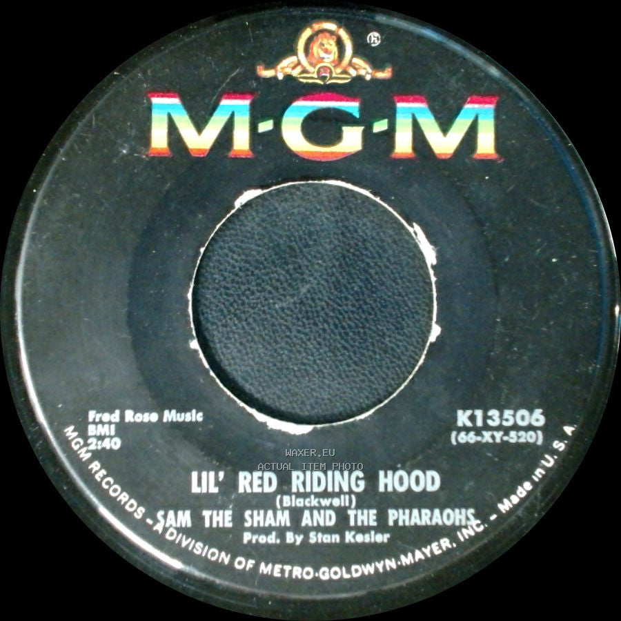 Sam The Sham And The Pharaohs - Love Me Like Before / Lil' Red Riding Hood side B