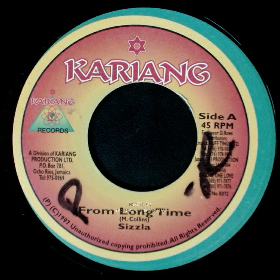 Sizzla - From Long Time / Version side A