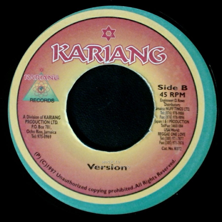 Sizzla - From Long Time / Version side B