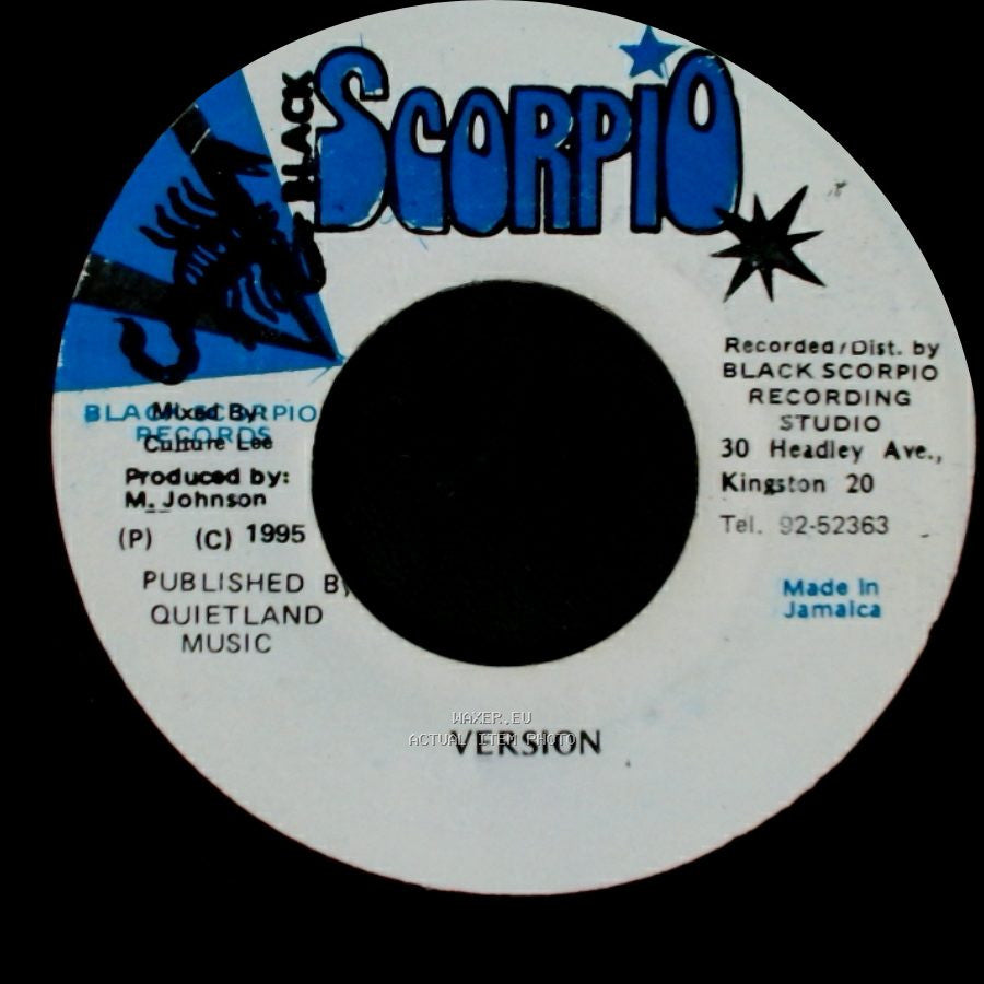 Sanchez / Anthony B / Culture Lee - Out Of My Mind (Remix) / Version side B