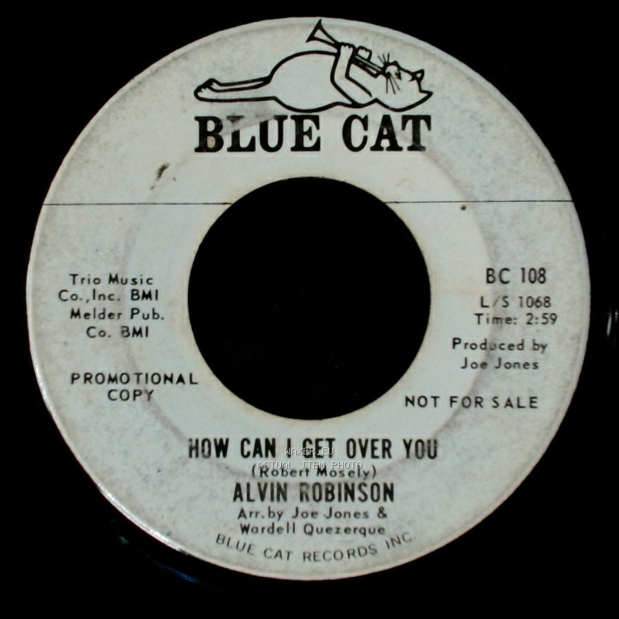 Alvin Robinson - I'm Gonna Put Some Hurt On You / How Can I Get Over You side B