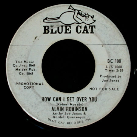 Alvin Robinson - I'm Gonna Put Some Hurt On You / How Can I Get Over You side B