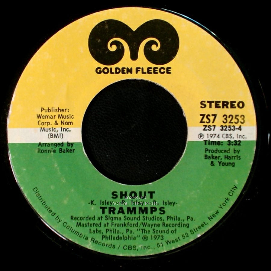 Trammps / Pimps - Shout / Where Do I Go From Here side A