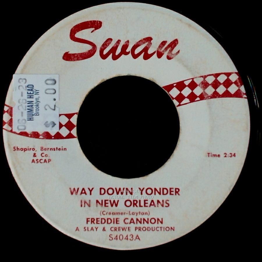 Freddie Cannon - Way Down Yonder In New Orleans / Fractured side A