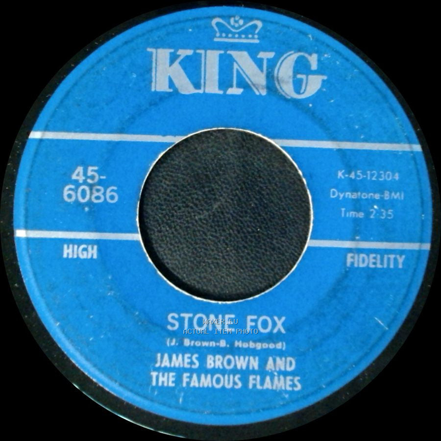 James Brown And The Famous Flames - Kansas City / Stone Fox side B