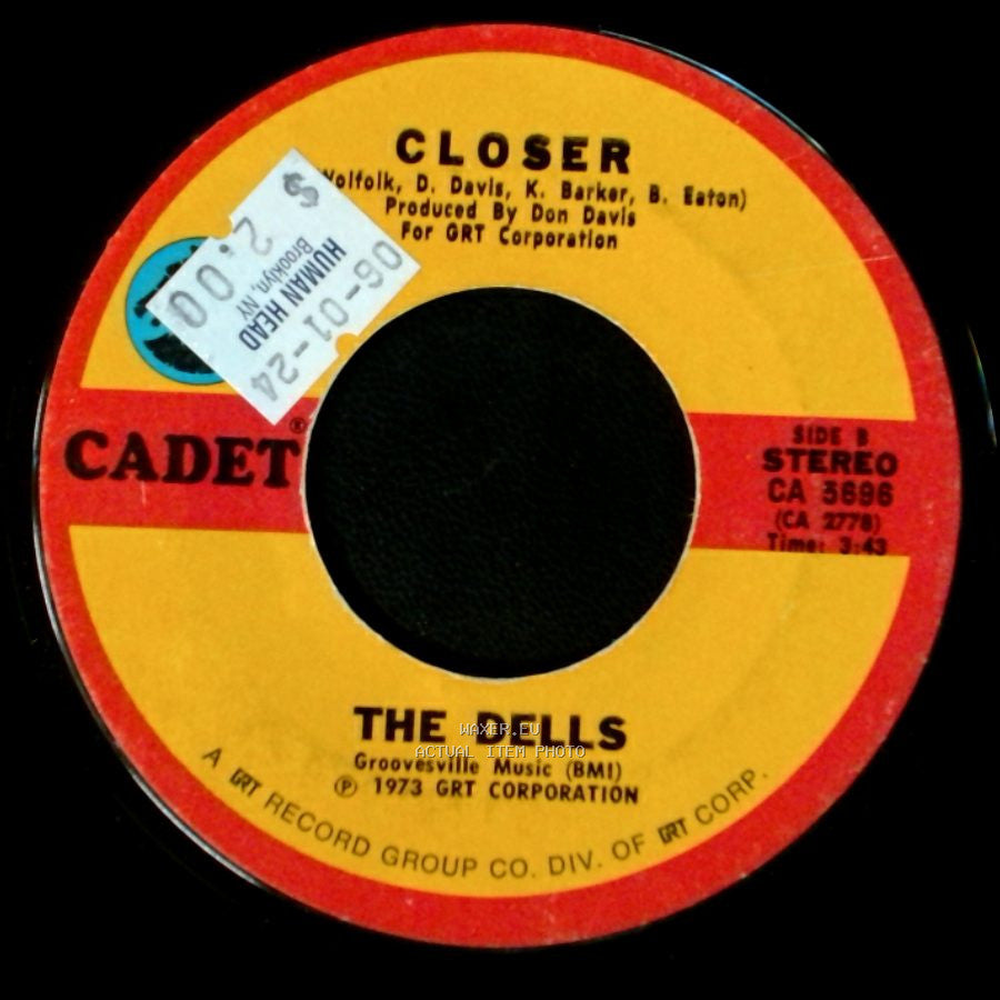 The Dells - Give Your Baby A Standing Ovation / Closer side B