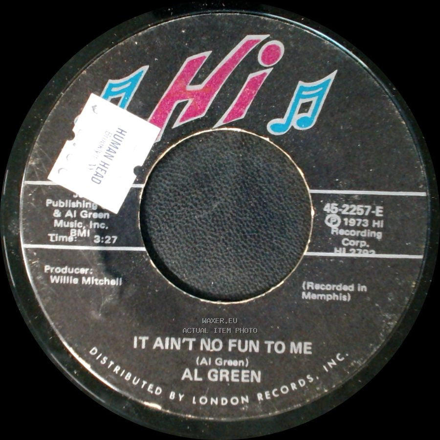 Al Green - It Ain't No Fun To Me / Livin' For You side A