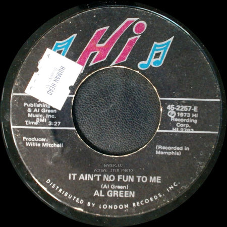 Al Green - It Ain't No Fun To Me / Livin' For You side A