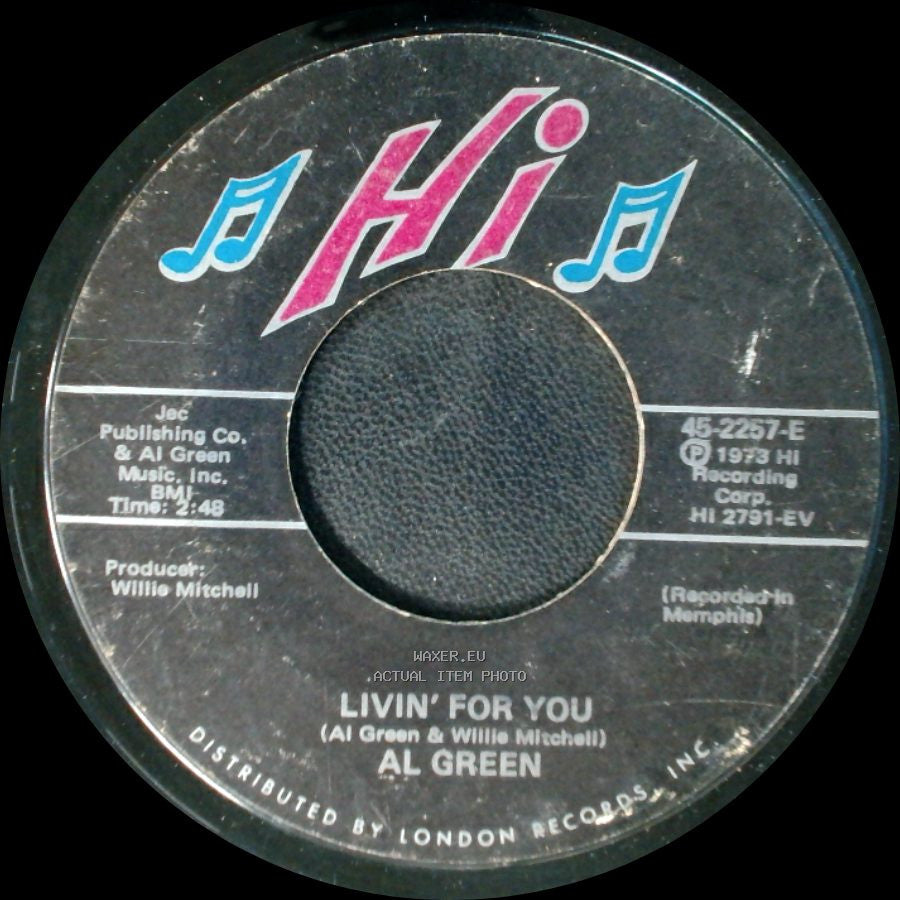 Al Green - It Ain't No Fun To Me / Livin' For You side B