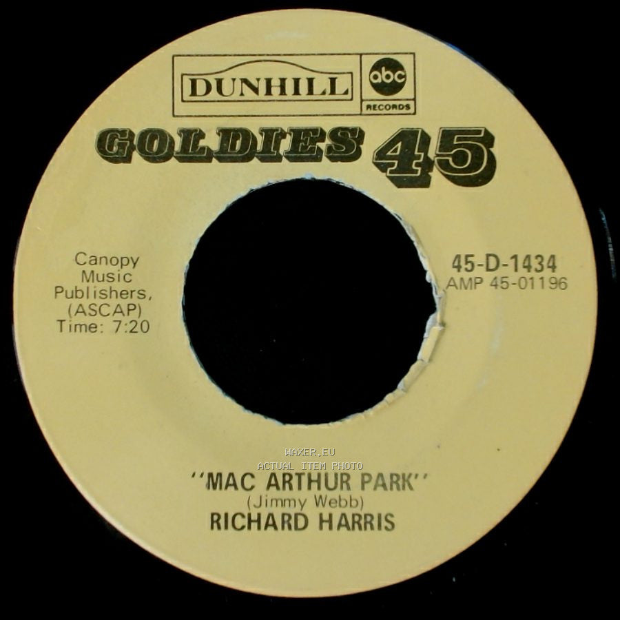 Richard Harris - The Yard Went On Forever / Mac Arthur Park side B