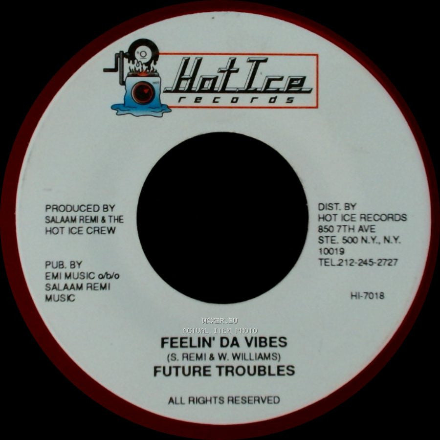 Hot Ice Crew / Future Troubles - Dangerbus Riddim Version / Feelin' Da Vibes side B