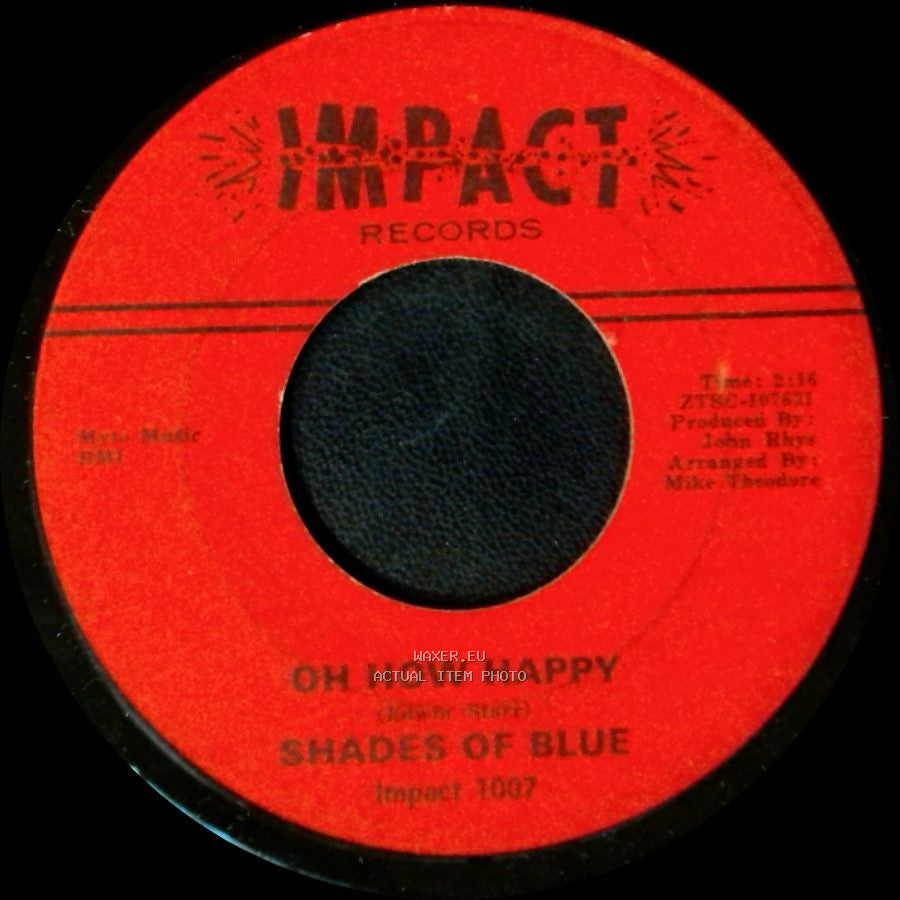 Shades Of Blue - Little Orphan Boy / Oh How Happy side B