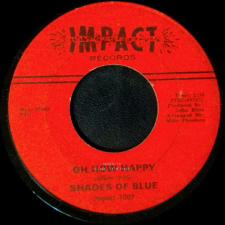 Shades Of Blue - Little Orphan Boy / Oh How Happy side B